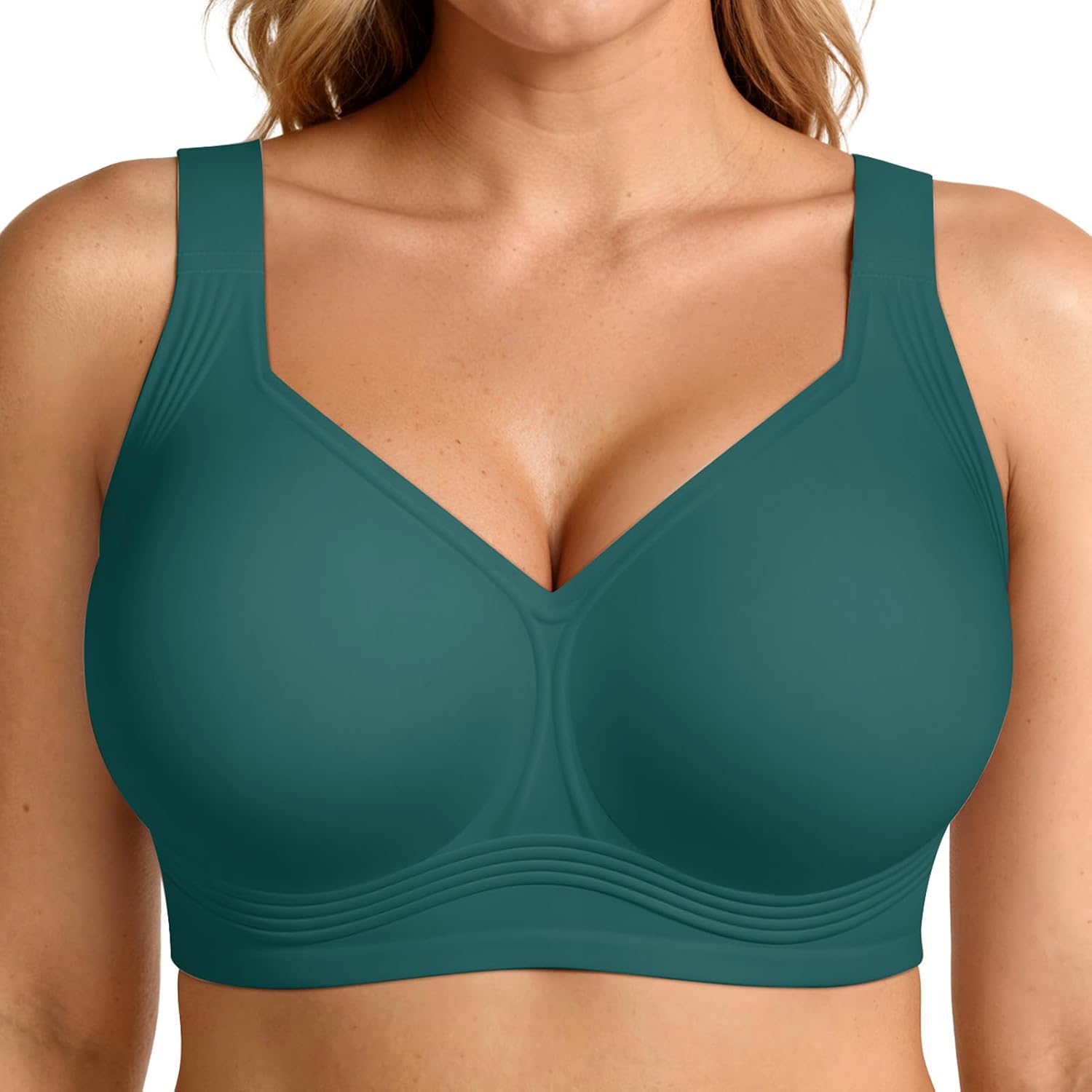 LetsJoli Jelly Bras for Women No Underwire Plus Size Push Up Supportive