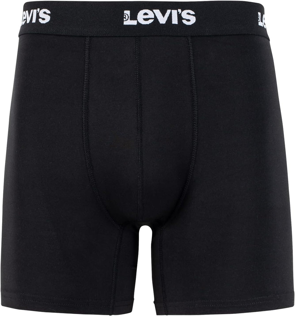 Levi's Mens Underwear Microfiber Boxer Brief for Men Ultra Soft 4 Pack