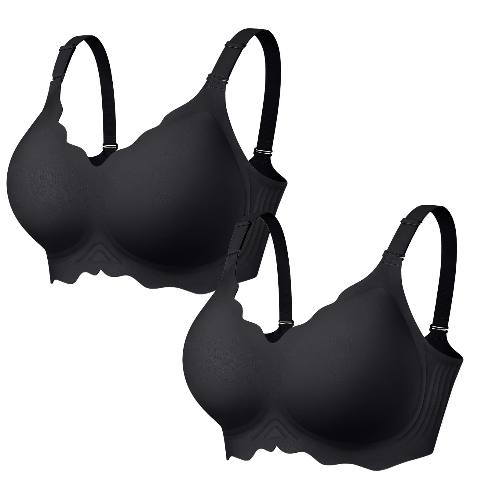 OEAK Women Value Series Jelly Bras Wireless Pushup Convertible Bra
