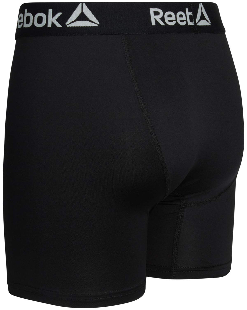 Reebok Mens Boxer Briefs - 4 Pack Underwear with Contour Pouch, 6'' Inseam