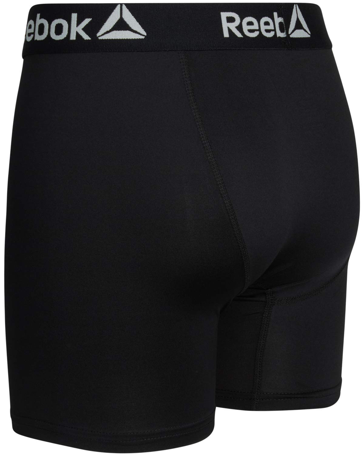 Reebok Mens Boxer Briefs - 4 Pack Underwear with Contour Pouch, 6'' Inseam