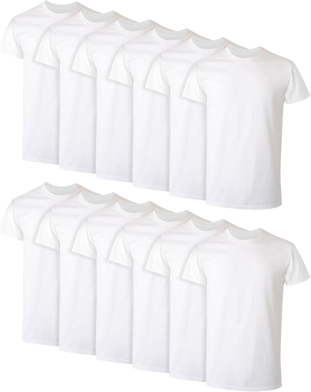 Hanes Men's Undershirt Packs, Stay-Tucked Soft Cotton Undershirts, Best Undershirts for Men, White/Black/Asstd Multipacks