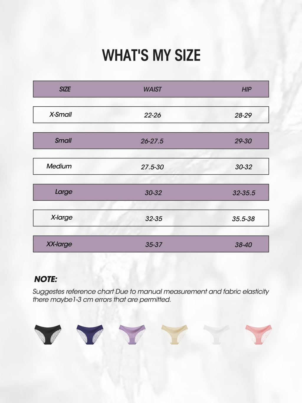Seamless Underwear for Women Sexy Lace Cheeky Bikini Panties 6 Pack