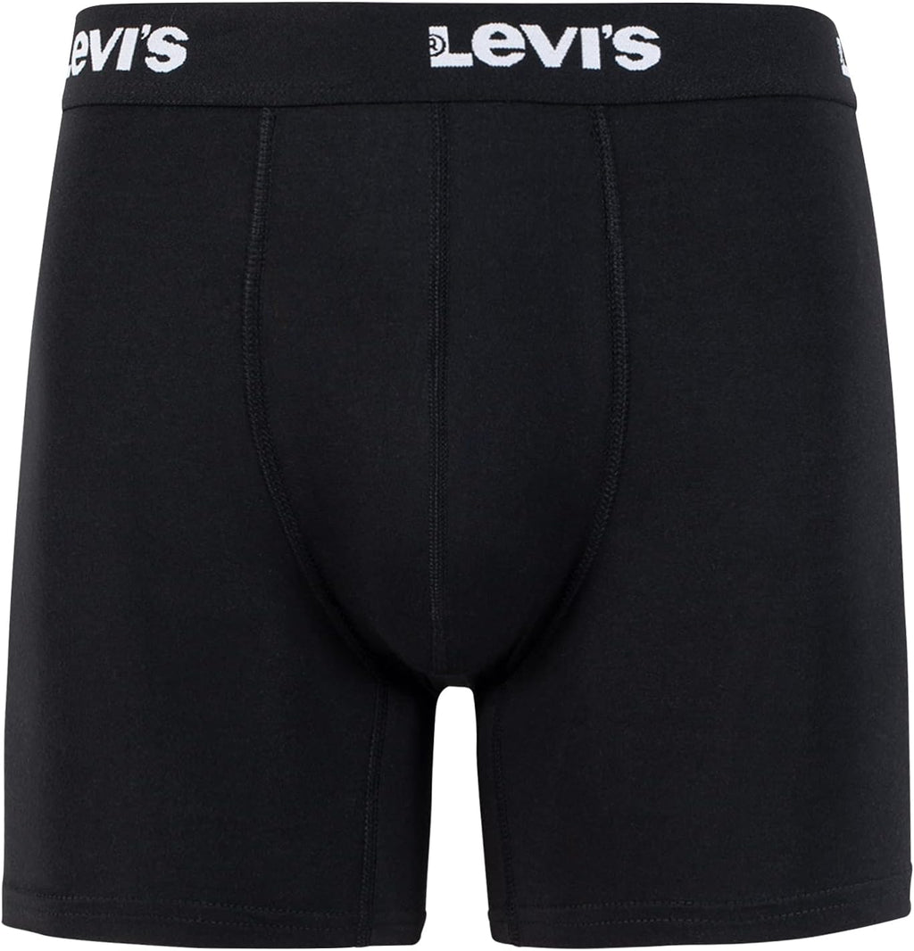 Levi's Mens Underwear Microfiber Boxer Brief for Men Ultra Soft 4 Pack