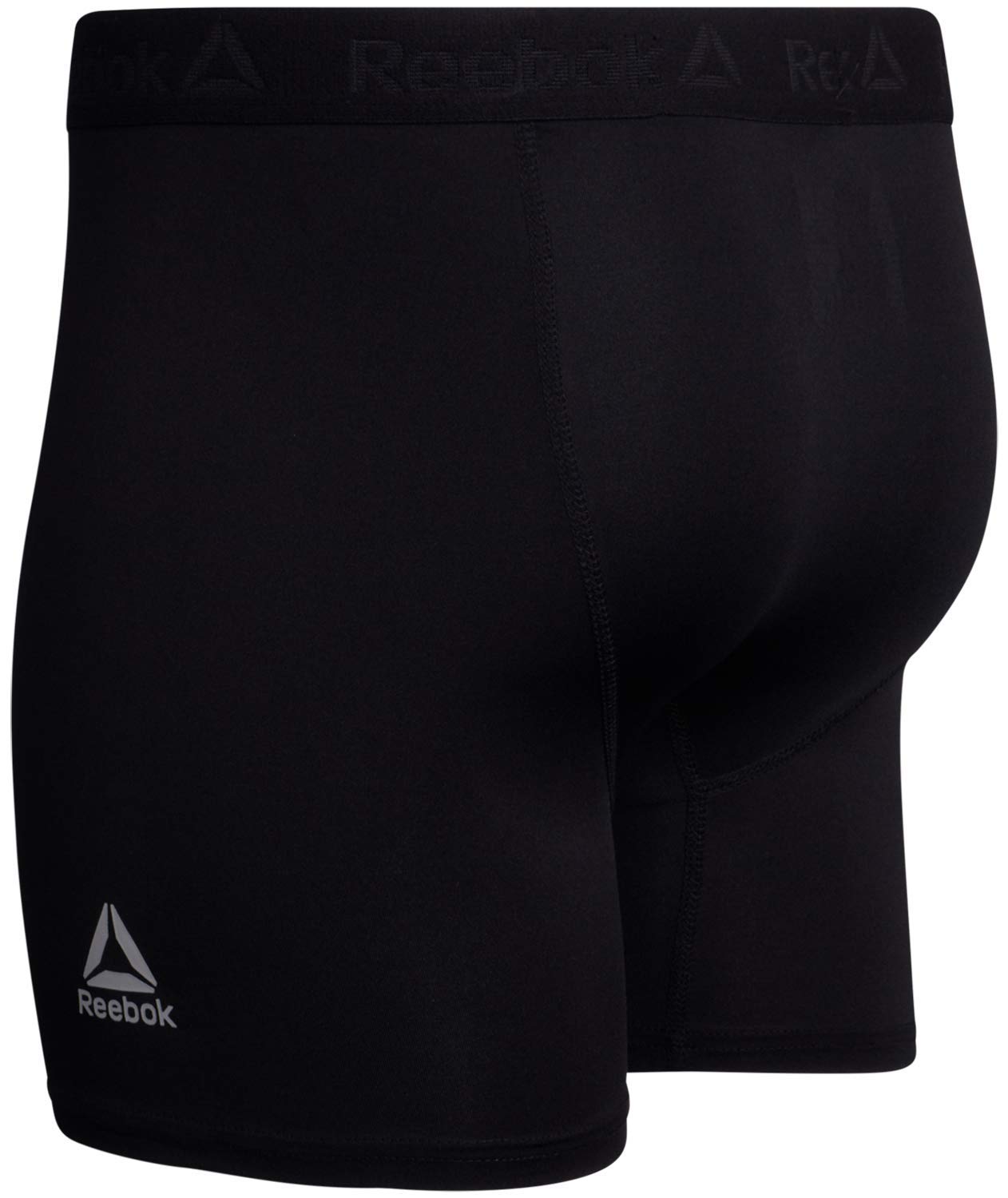 Reebok Mens Boxer Briefs - 4 Pack Underwear with Contour Pouch, 6'' Inseam