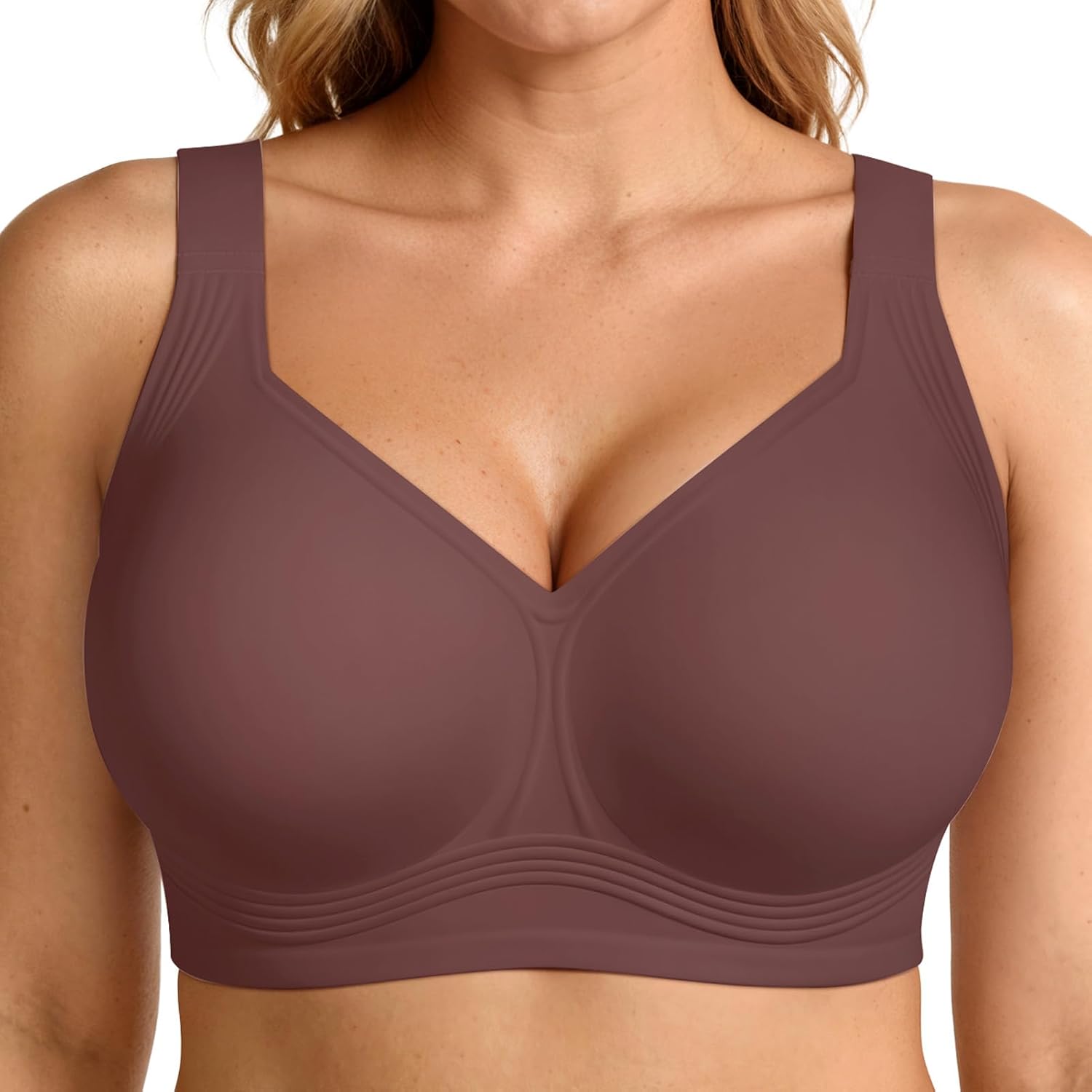 LetsJoli Jelly Bras for Women No Underwire Plus Size Push Up Supportive