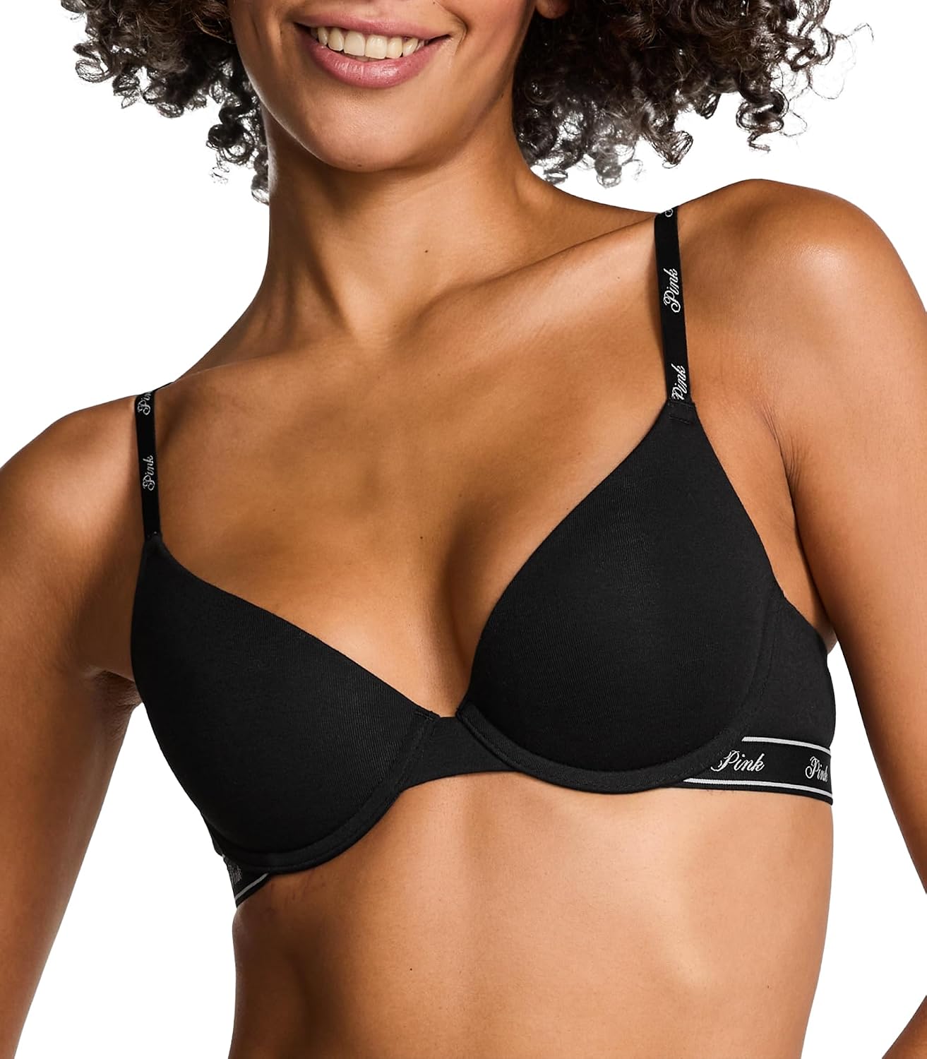 Victoria's Secret Women's Pink Wear Everywhere Push Up Bra, Bras for Women
