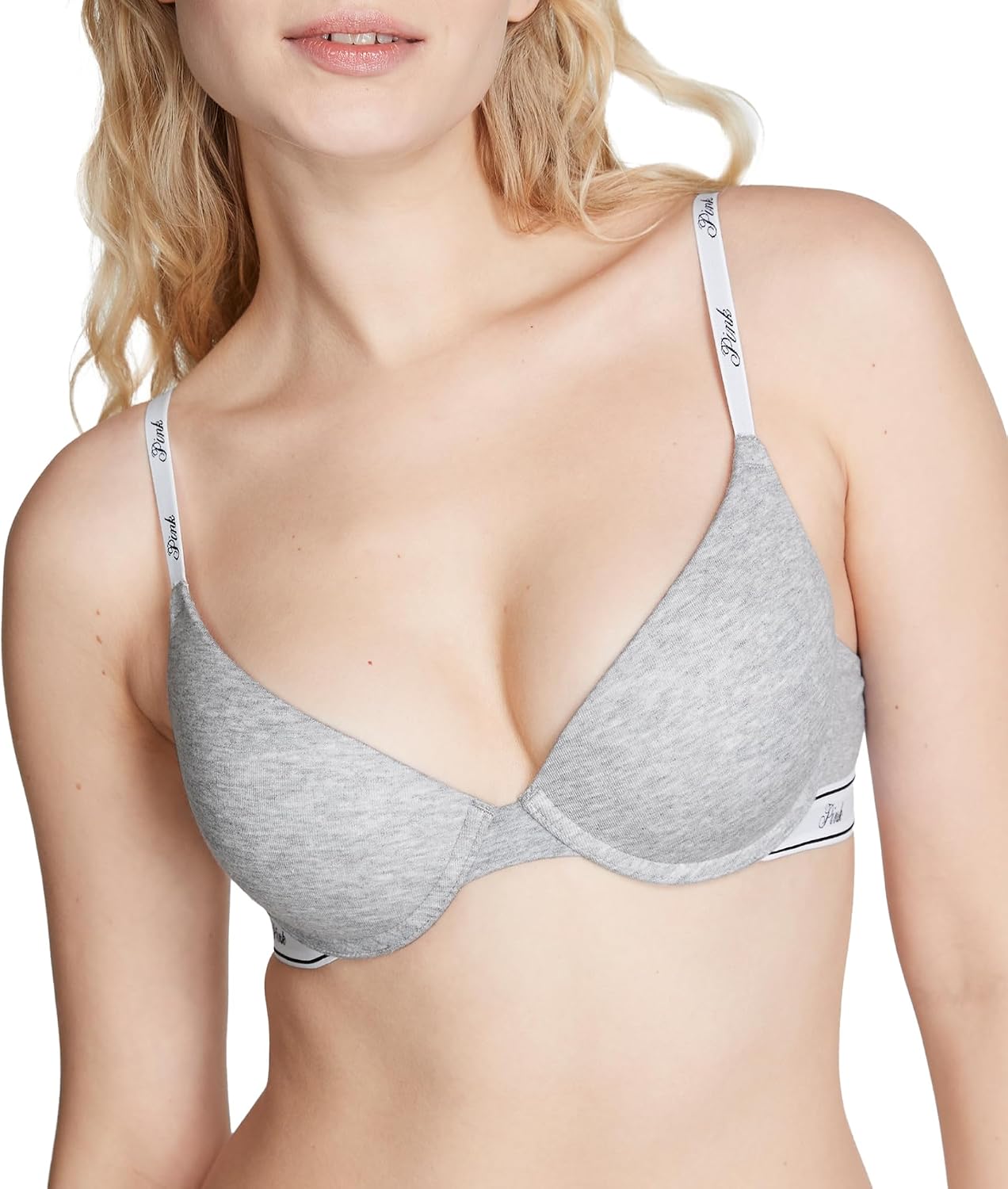 Victoria's Secret Women's Pink Wear Everywhere Push Up Bra, Bras for Women