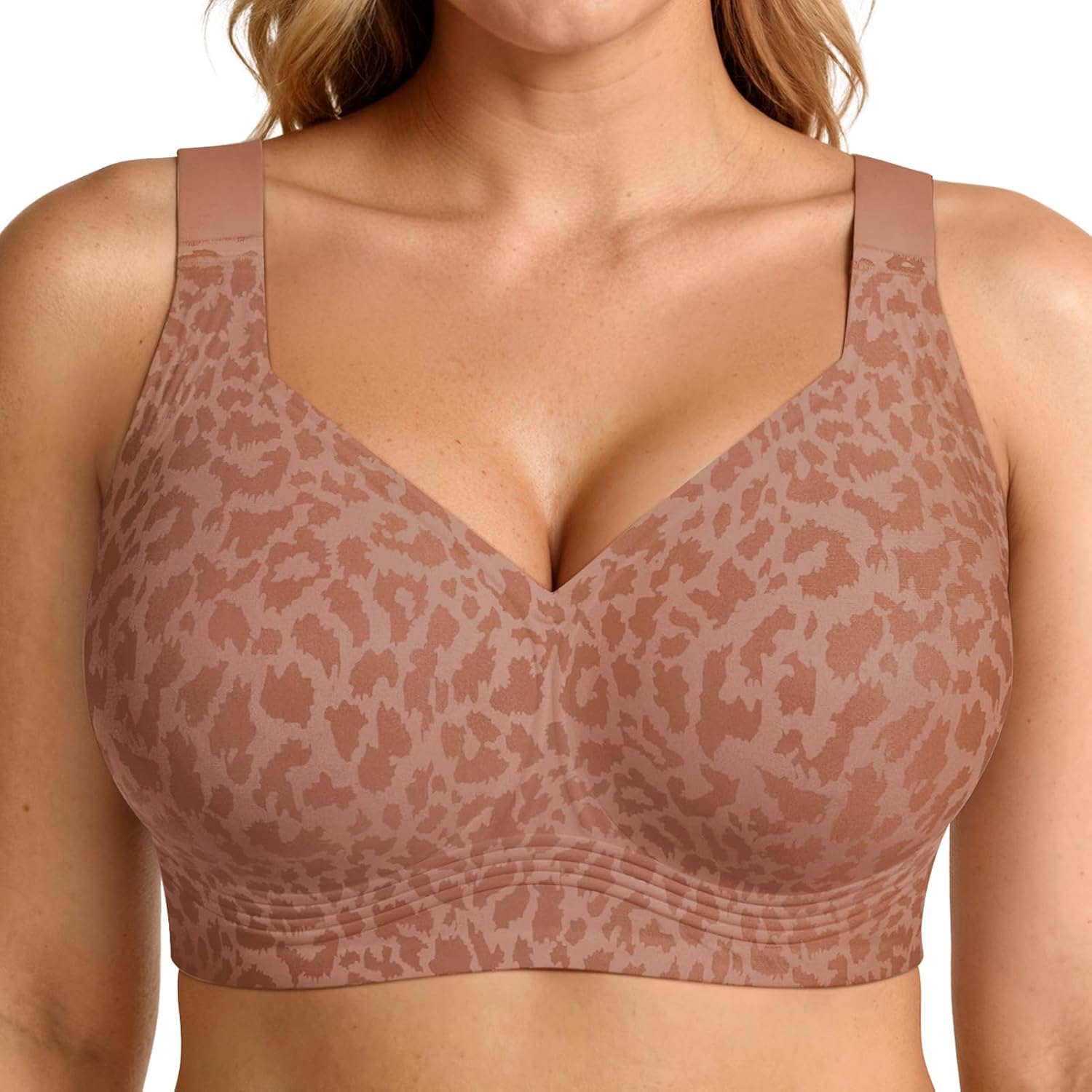 LetsJoli Jelly Bras for Women No Underwire Plus Size Push Up Supportive