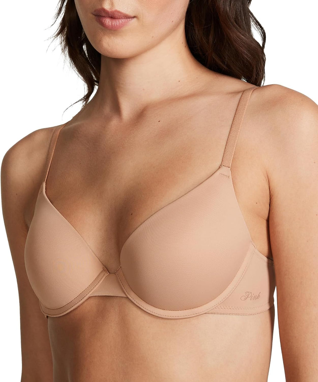 Victoria's Secret Women's Pink Wear Everywhere Push Up Bra, Bras for Women
