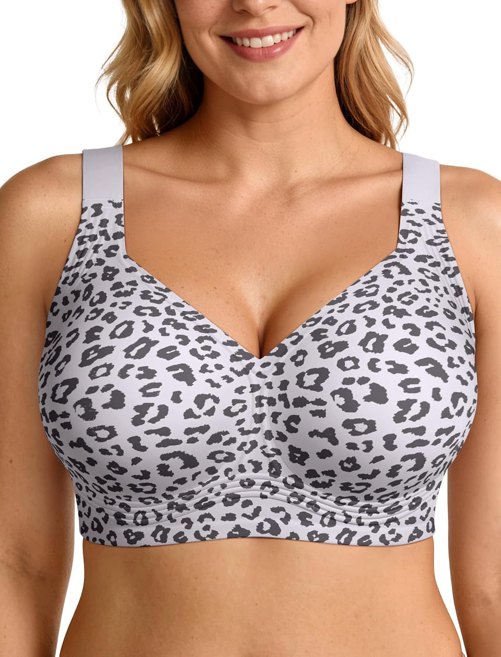 LetsJoli Jelly Bras for Women No Underwire Plus Size Push Up Supportive