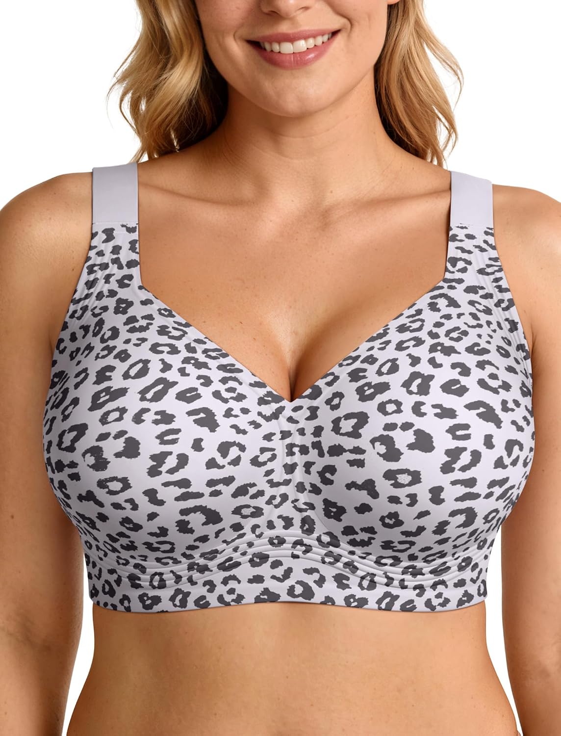 LetsJoli Jelly Bras for Women No Underwire Plus Size Push Up Supportive