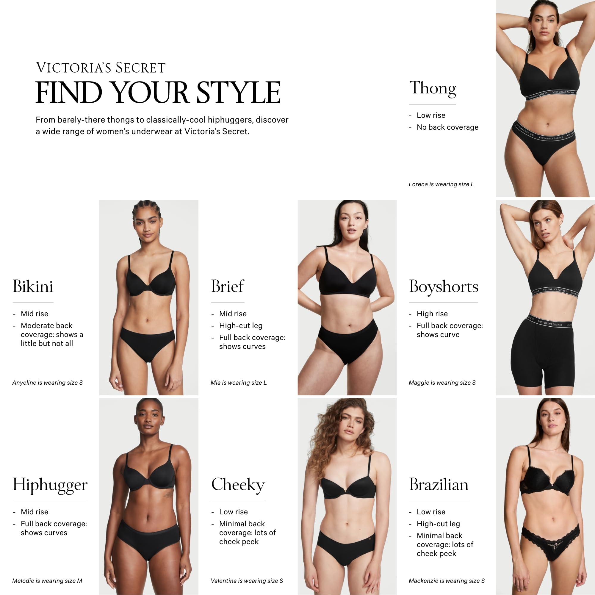 Victoria's Secret Women's Seamless Thong Panties, Underwear Pack