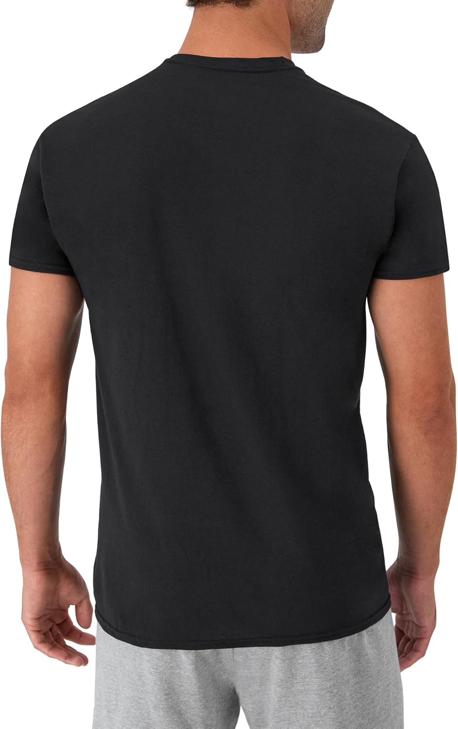 Hanes Men's Undershirt Packs, Stay-Tucked Soft Cotton Undershirts, Best Undershirts for Men, White/Black/Asstd Multipacks