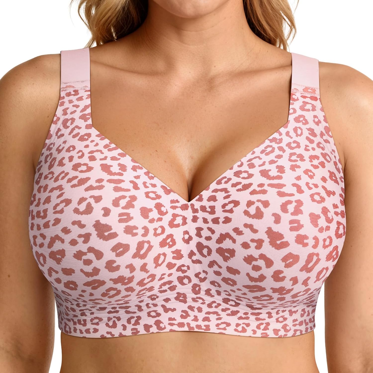 LetsJoli Jelly Bras for Women No Underwire Plus Size Push Up Supportive