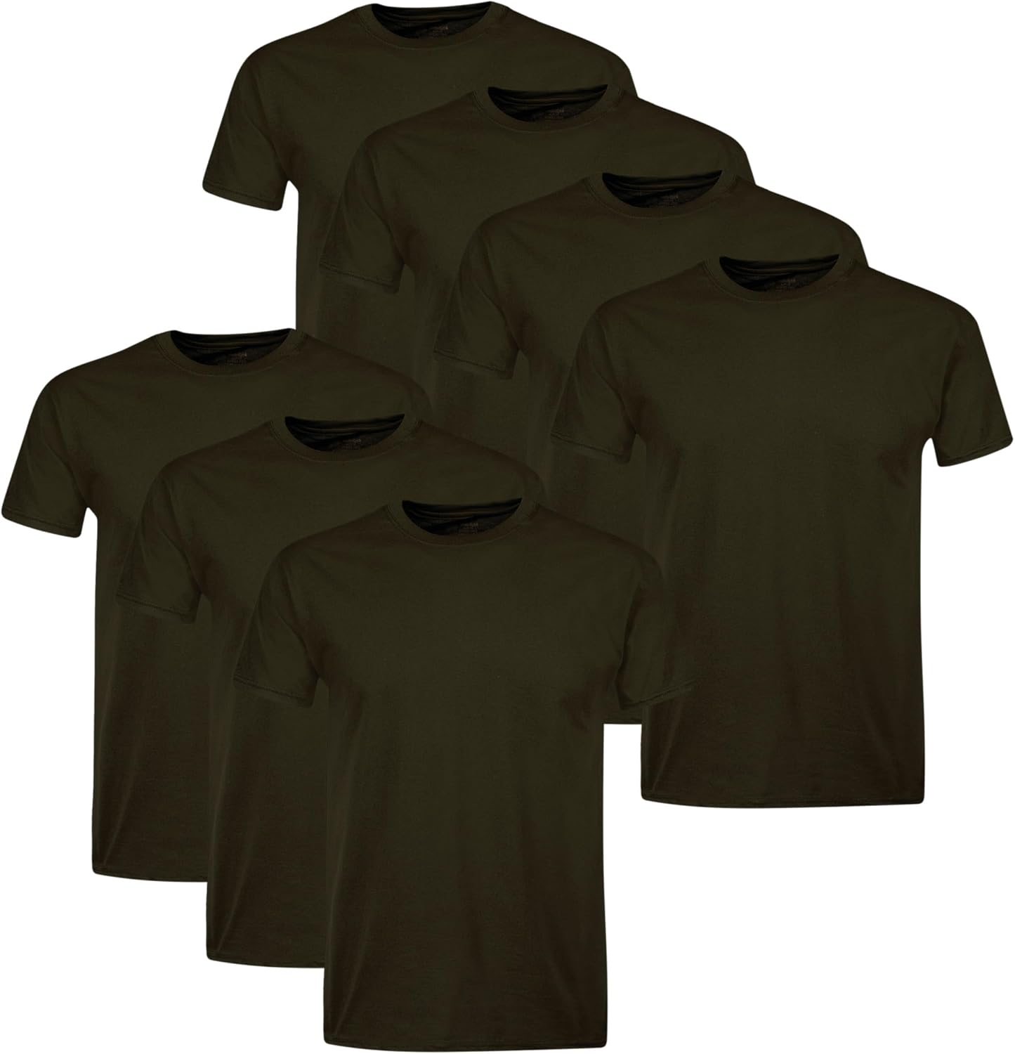 Hanes Men's Undershirt Packs, Stay-Tucked Soft Cotton Undershirts, Best Undershirts for Men, White/Black/Asstd Multipacks