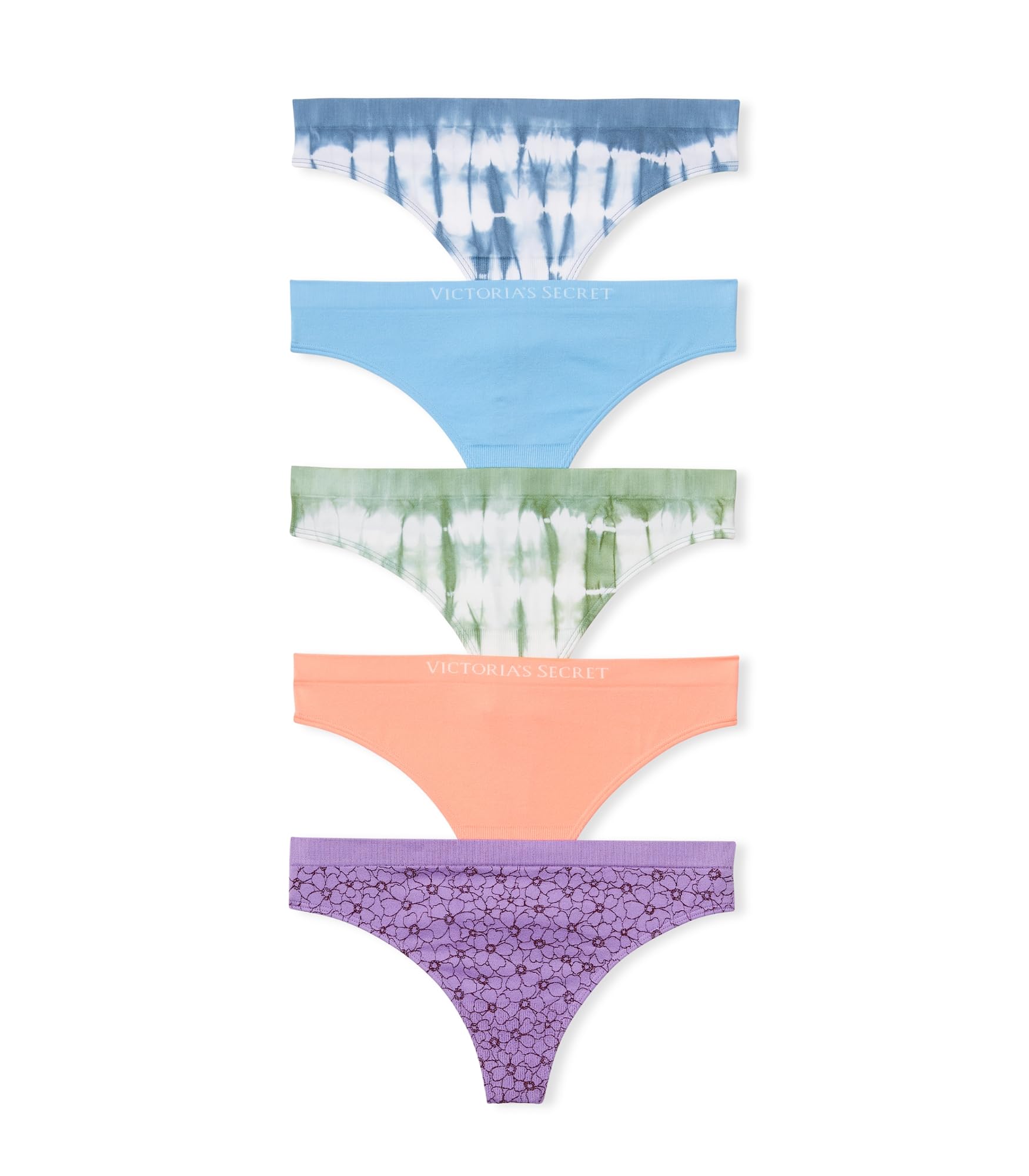Victoria's Secret Damen Seamless Tanga-Slips, Unterwäsche-Packung