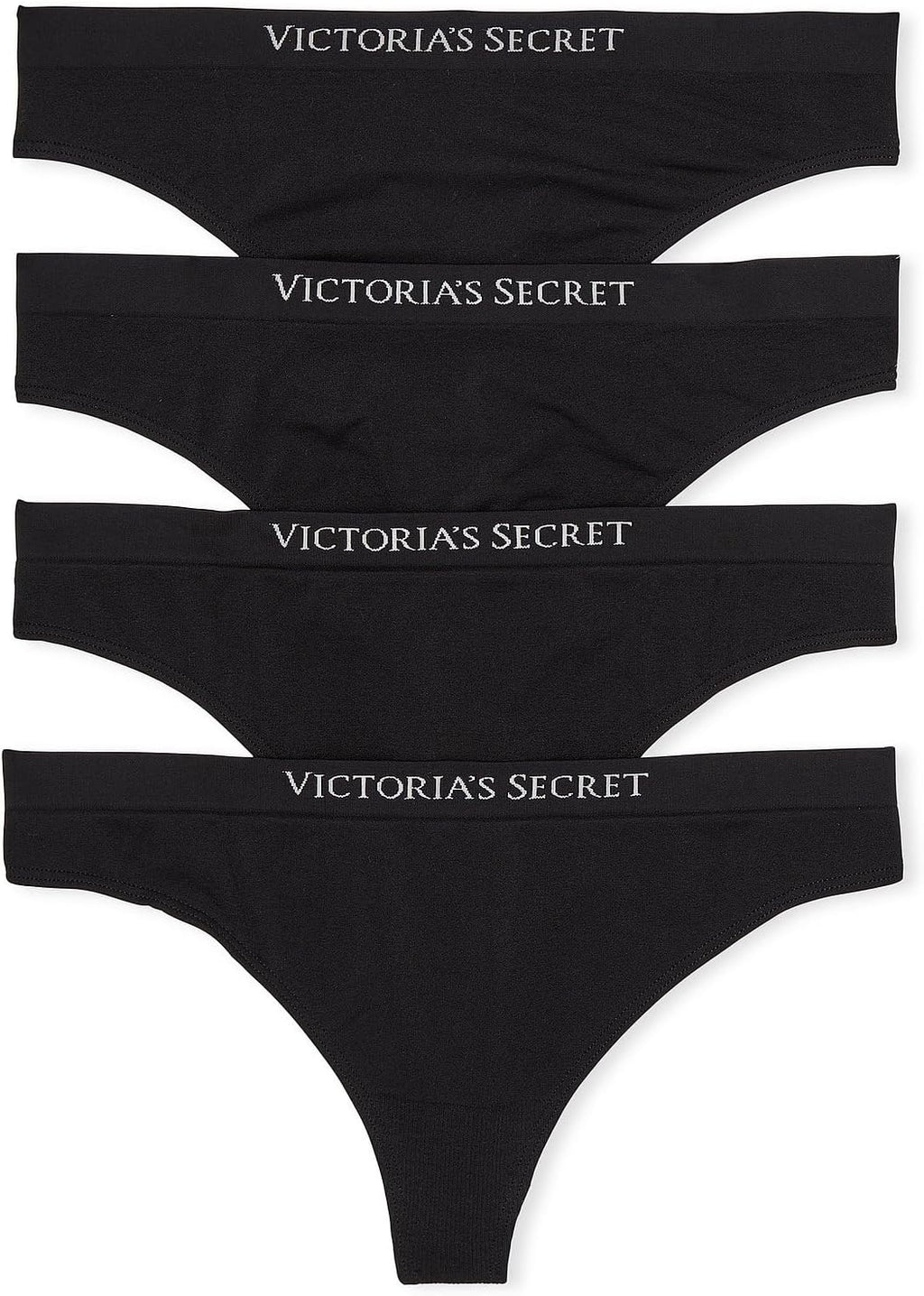 Victoria's Secret Women's Seamless Thong Panties, Underwear Pack