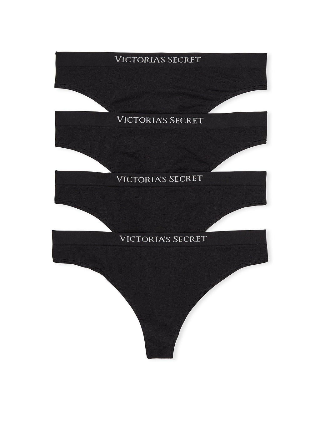 Victoria's Secret Women's Seamless Thong Panties, Underwear Pack