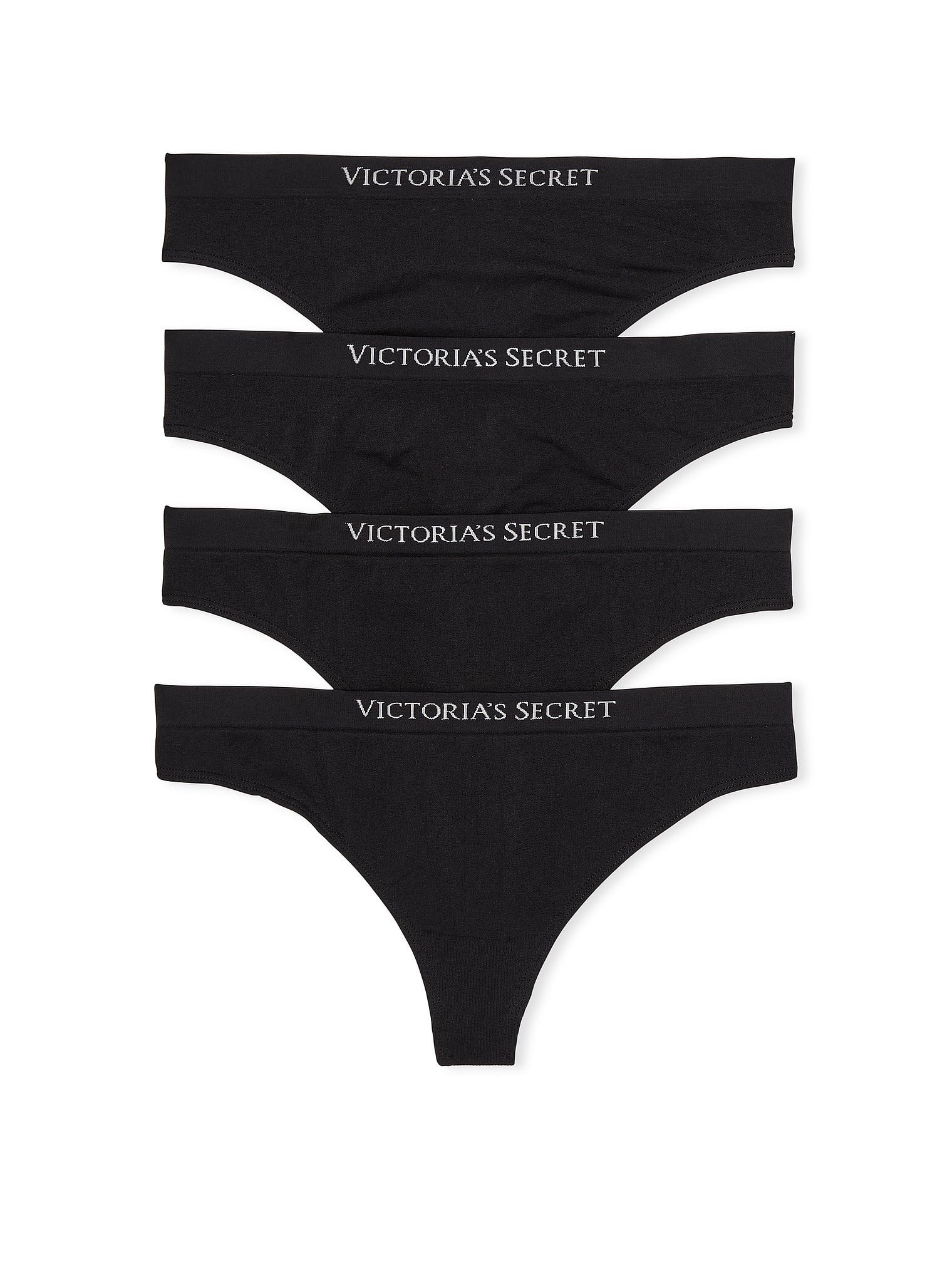 Victoria's Secret Women's Seamless Thong Panties, Underwear Pack