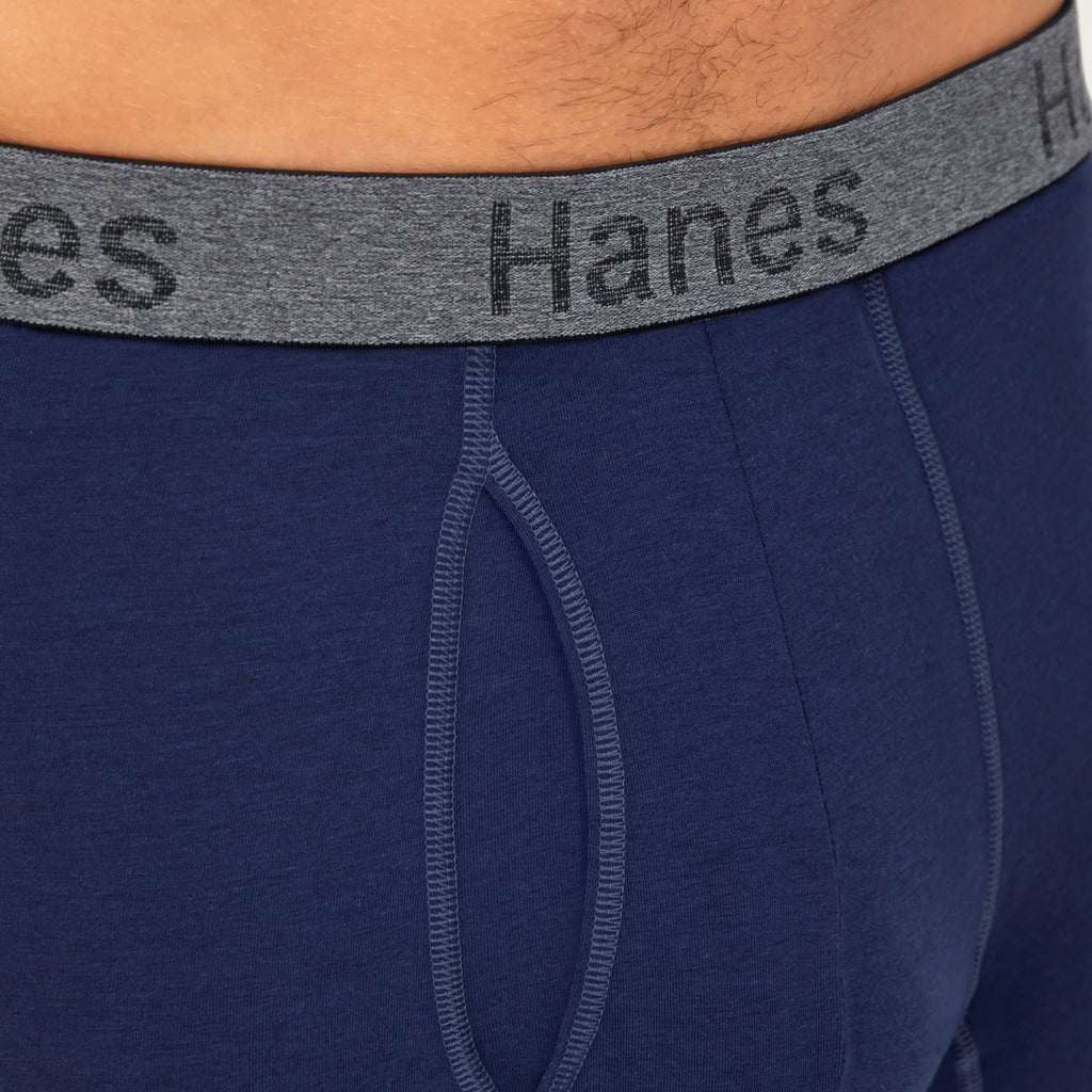 Hanes Men's Underwear Boxer Briefs or Long-Leg Boxer Briefs Pack, 3 Pack, No-Ride-Up, Stretch-Cotton Men Clothing