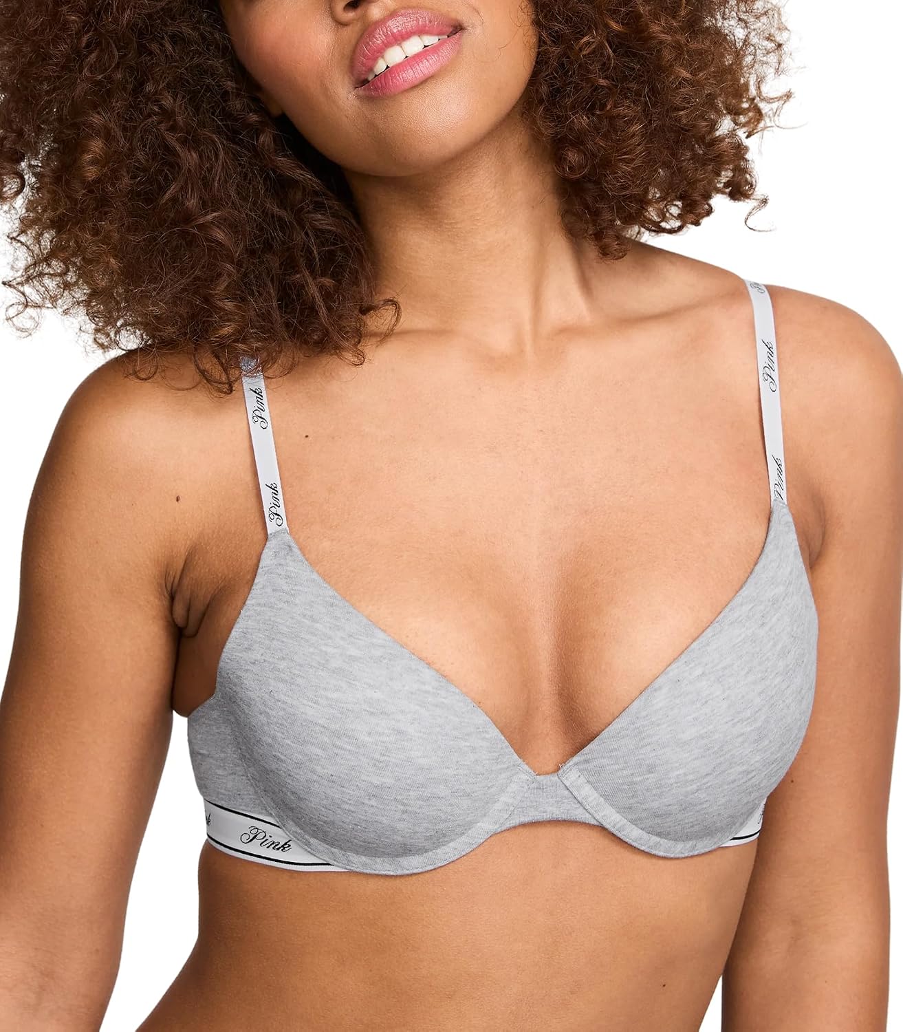 Victoria's Secret Women's Pink Wear Everywhere Push Up Bra, Bras for Women