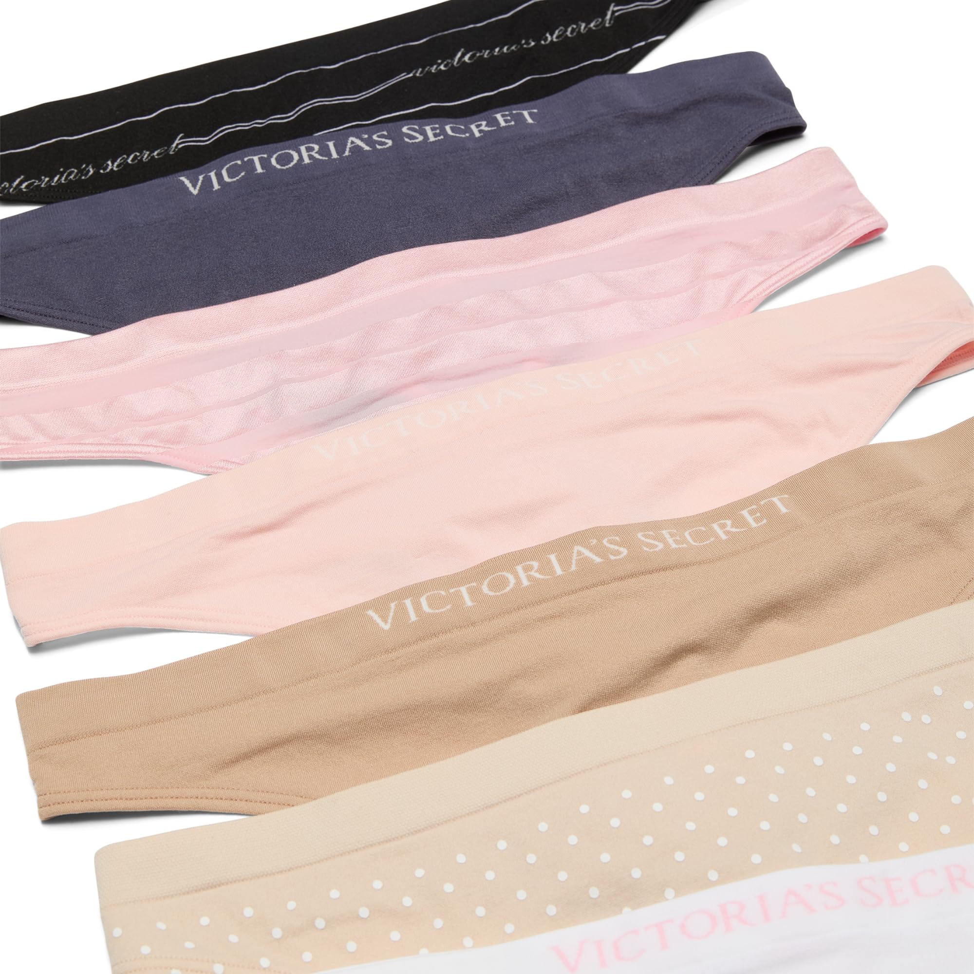 Victoria's Secret Women's Seamless Thong Panties, Underwear Pack