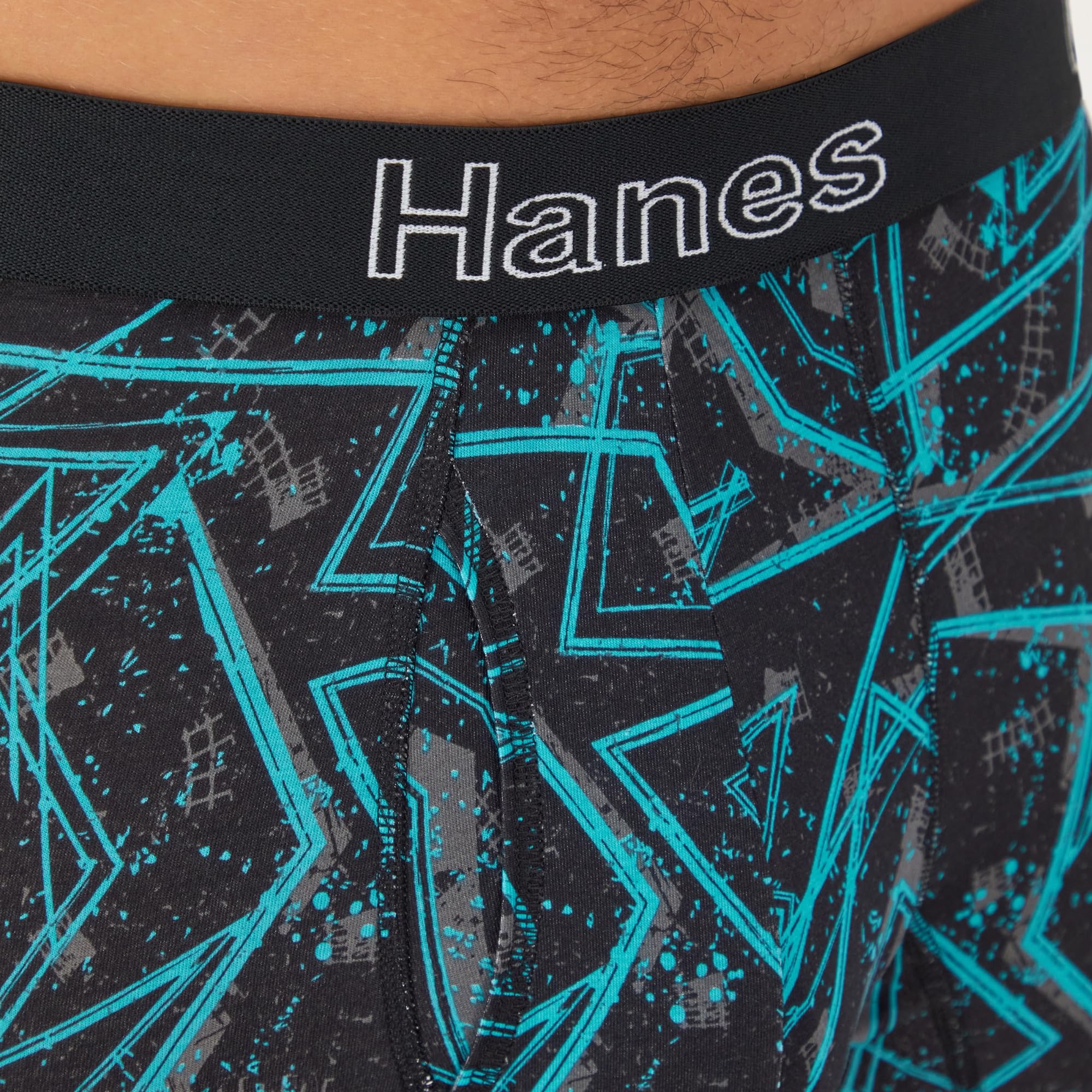 Hanes Men's Underwear Boxer Briefs or Long-Leg Boxer Briefs Pack, 3 Pack, No-Ride-Up, Stretch-Cotton Men Clothing