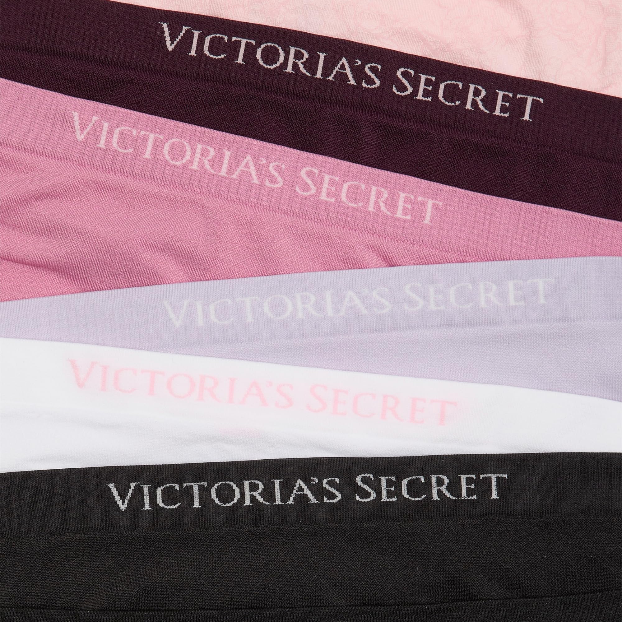 Victoria's Secret Women's Seamless Thong Panties, Underwear Pack